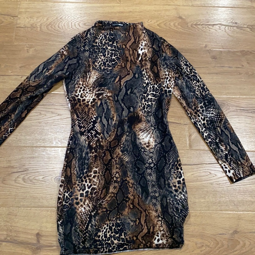 Animal Print Dress